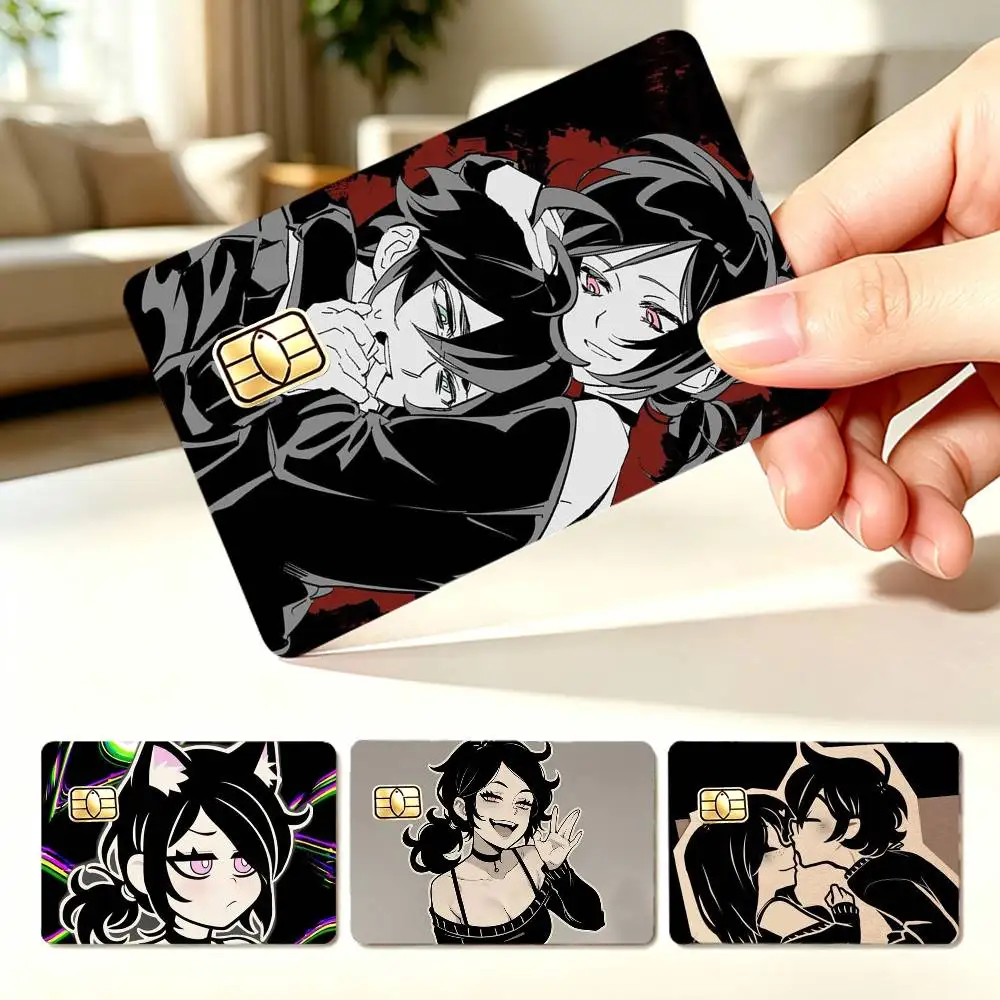 CCOL The Coffin of Andy and L-Leyley  4pcs 1Set Card Stickers Small Waterproof Chip 4PCS Card Sticker Anti-Scratch