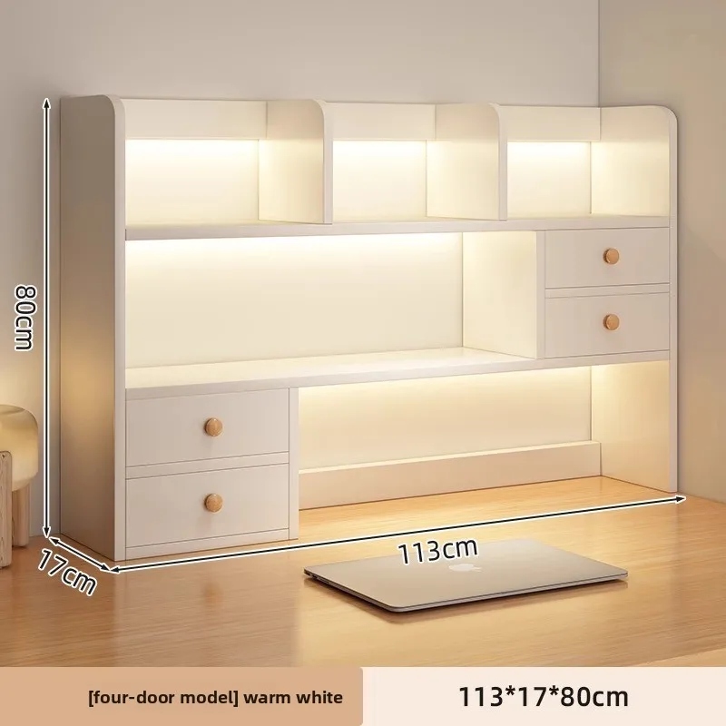 Multilayer Desktop Bookshelf Simple Storage Shelf for Student Dorm Office Desk Organizer