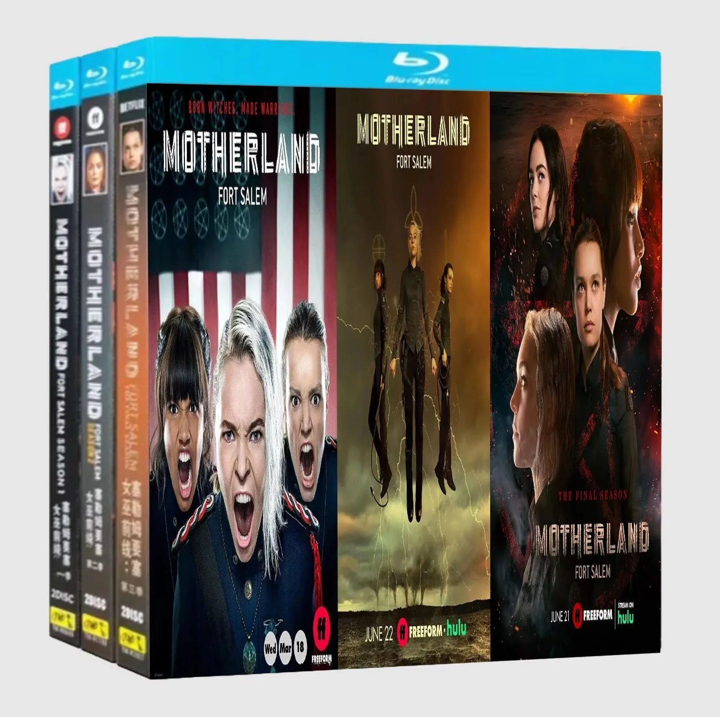 Motherland: Fort Salem Temporadas 1-3 BD Película TV 6 Discos Colección Completa Nueva Edición en Caja Alta Definición BD