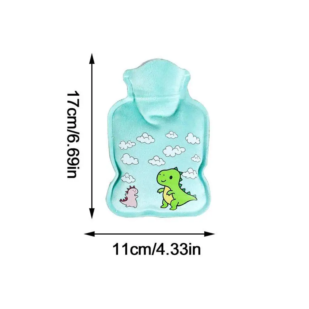 Random Cute Water Injection Hot Water Bag Cartoon PVC Hand Warmer Treasure Mini Water Injection Hot Water Bag Home Accessories