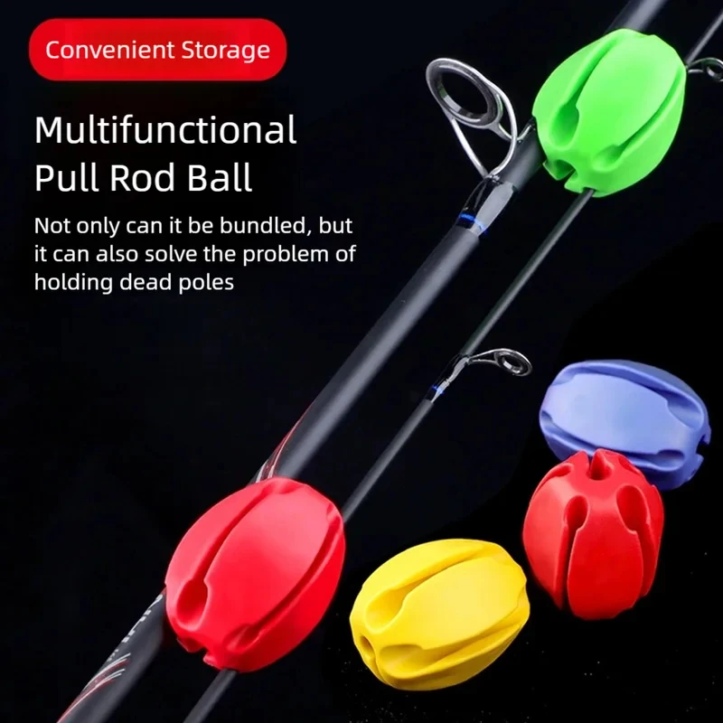 Fishing Rod Ball Retaining Clip Rod Holder Protector Storage Device Fishing Equipment Fishing Tools