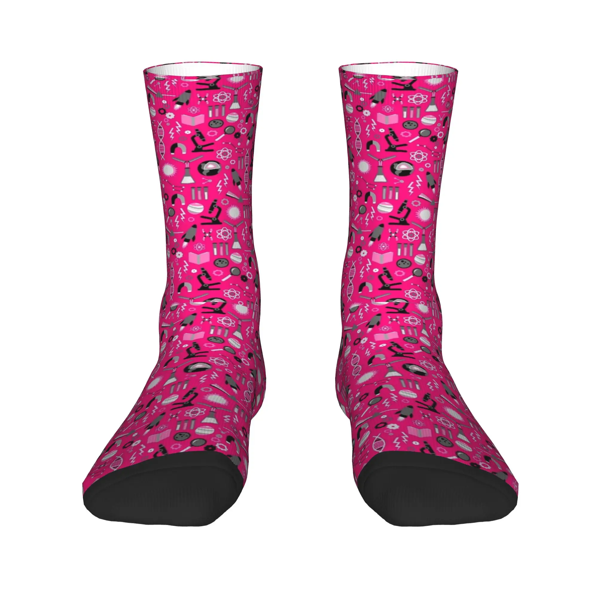 Custom Biology And Chemistry Science Studies Stockings Couple  Socks Quality Socks Autumn Outdoor Sports Anti Sweat Socks Gift