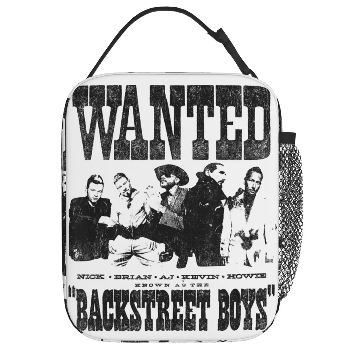 

Backstreet Boys Lunch Bag Portable Lunch Box Office Custom Cooler Bag Cute Oxford Tote Food Bags