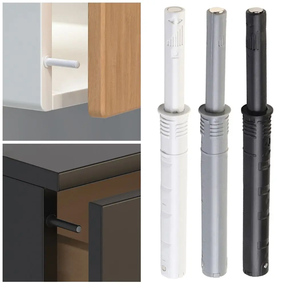 5pcs Home Soft Quiet Closer Damper Buffers Open Touch Door Bouncer Cabinet Catches Door Stopper Cabinet Door Suction
