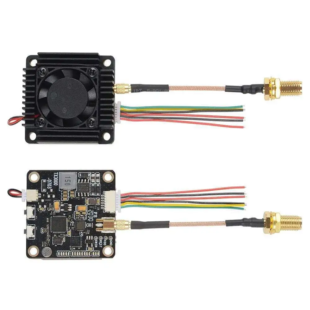 FPV Accessory AKK Ultra Long Range 4.9/5.8G 3W High-power Image Transmission VTX Time Traveling Machine FPV UAV Signal Stability