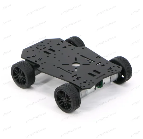 

R1 series mini smart car chassis with four-wheel DC gear motor with code disc