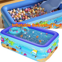 Inflatable Swimming Pool PVC Framed Swimming Pool Family Adult Inflatable Pools Outdoor Indoor Kids Baby Bathtub