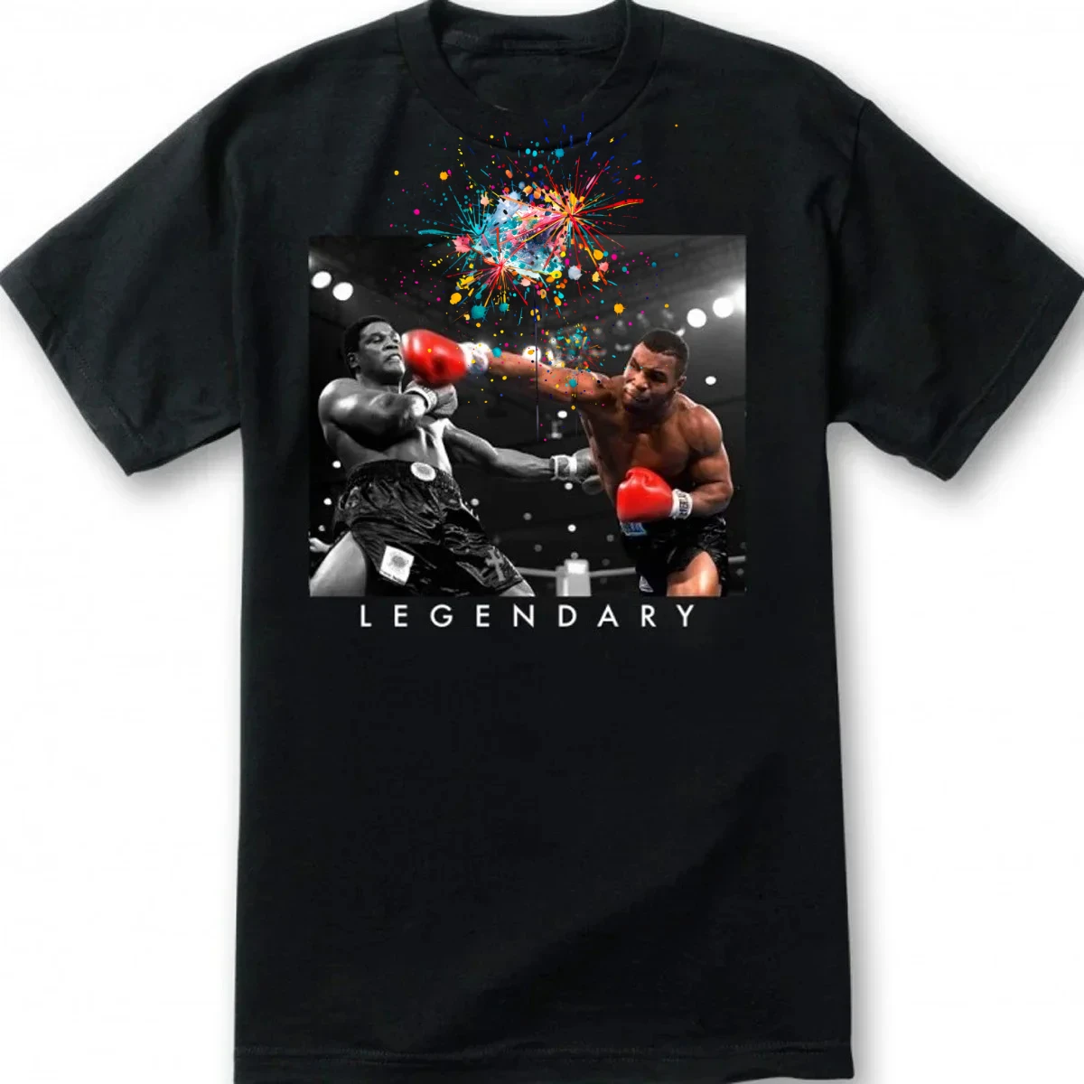 Boxing Legendary Mike Tyson Boxing Fans T-Shirt 100% Cotton O-Neck Summer Short Sleeve Casual Mens T-shirt Size S-3XL