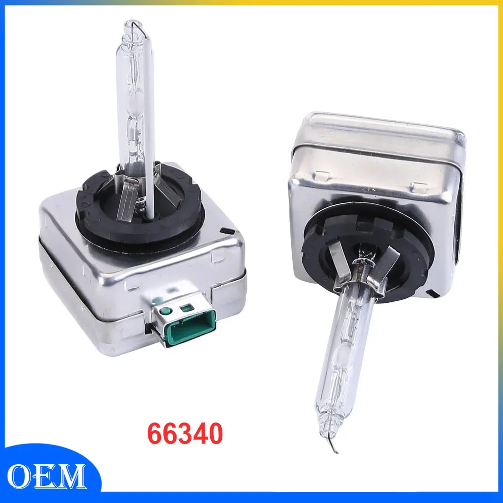 

2Pcs Front D3S Xenon Bulbs D3S Xenon Headlight Bulb 6000K 35W 85V HID Headlight Replacement Super Light IP68 Waterproof 66340