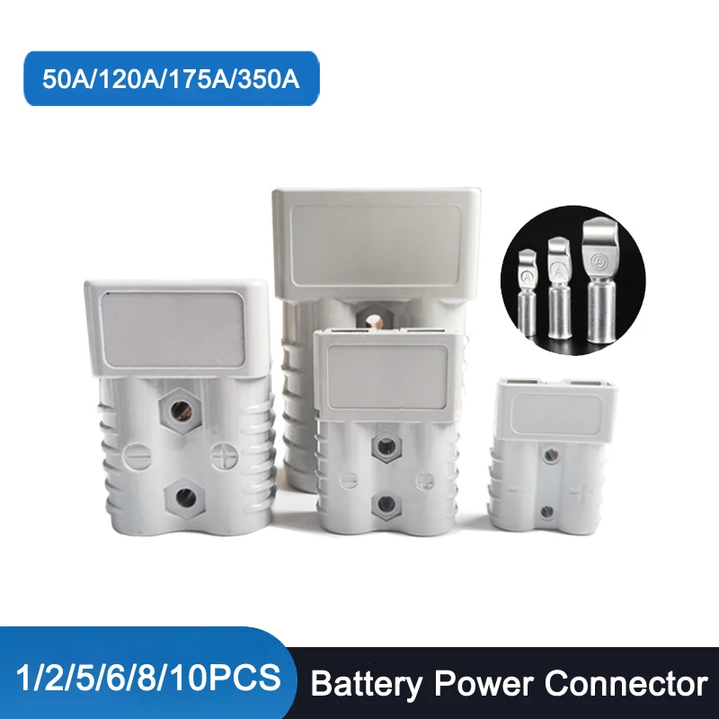 

2/5/10PCS Battery Quick Charging Connector 50A 120A 175A 350A High Current Solar Caravan Motorcycle Socket Adapter Accessories