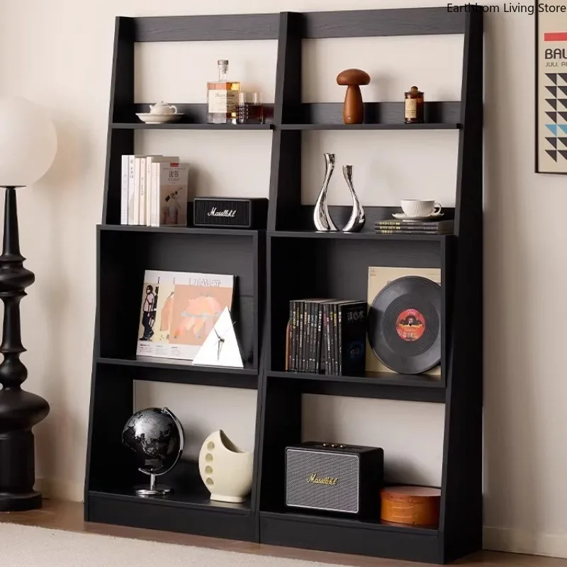 

Напольная многоуровневая винтажная подставка для журналов Lazy Life из массива дерева, для хранения газет и документов, офисная мебель ZY40ZZJ