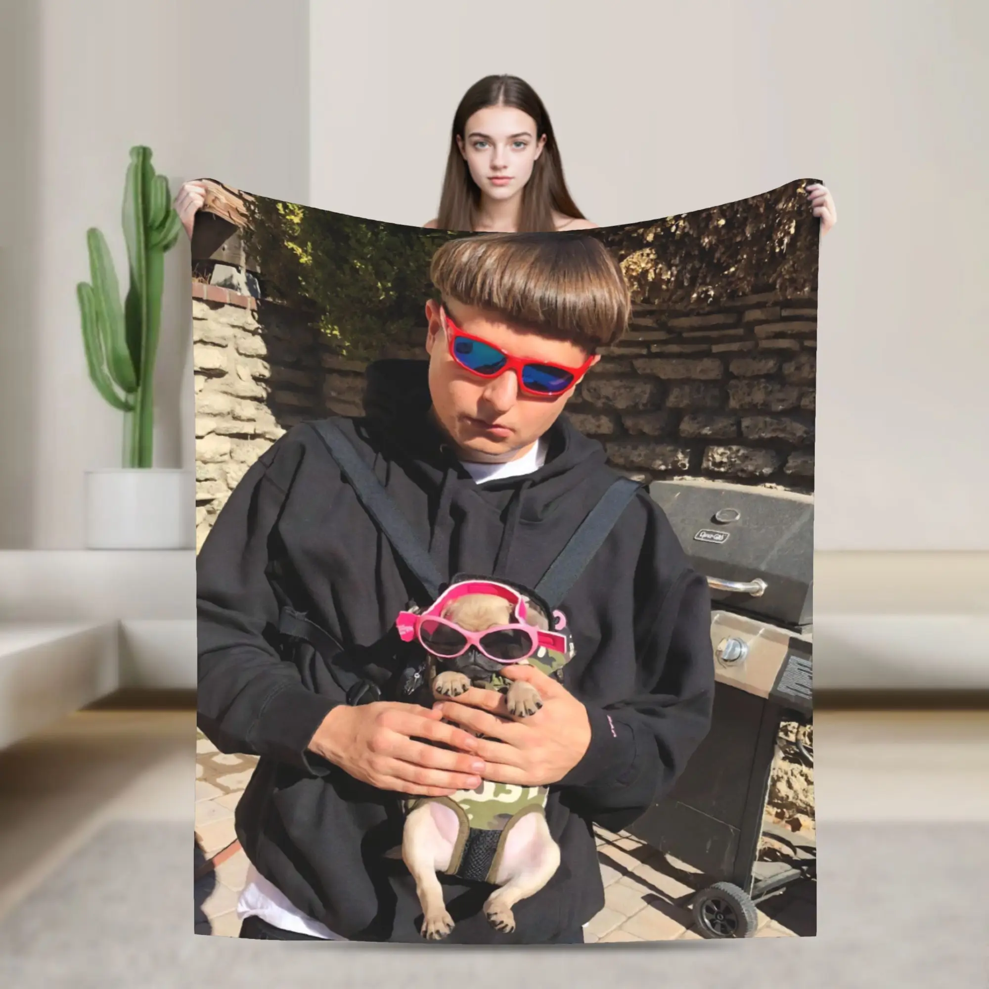 RIP Oliver Tree 1993-2026 Blanket Super Soft Cozy  Throw Blankets for Couch 50x60 Inch Multi-size Plush Thin Quilt