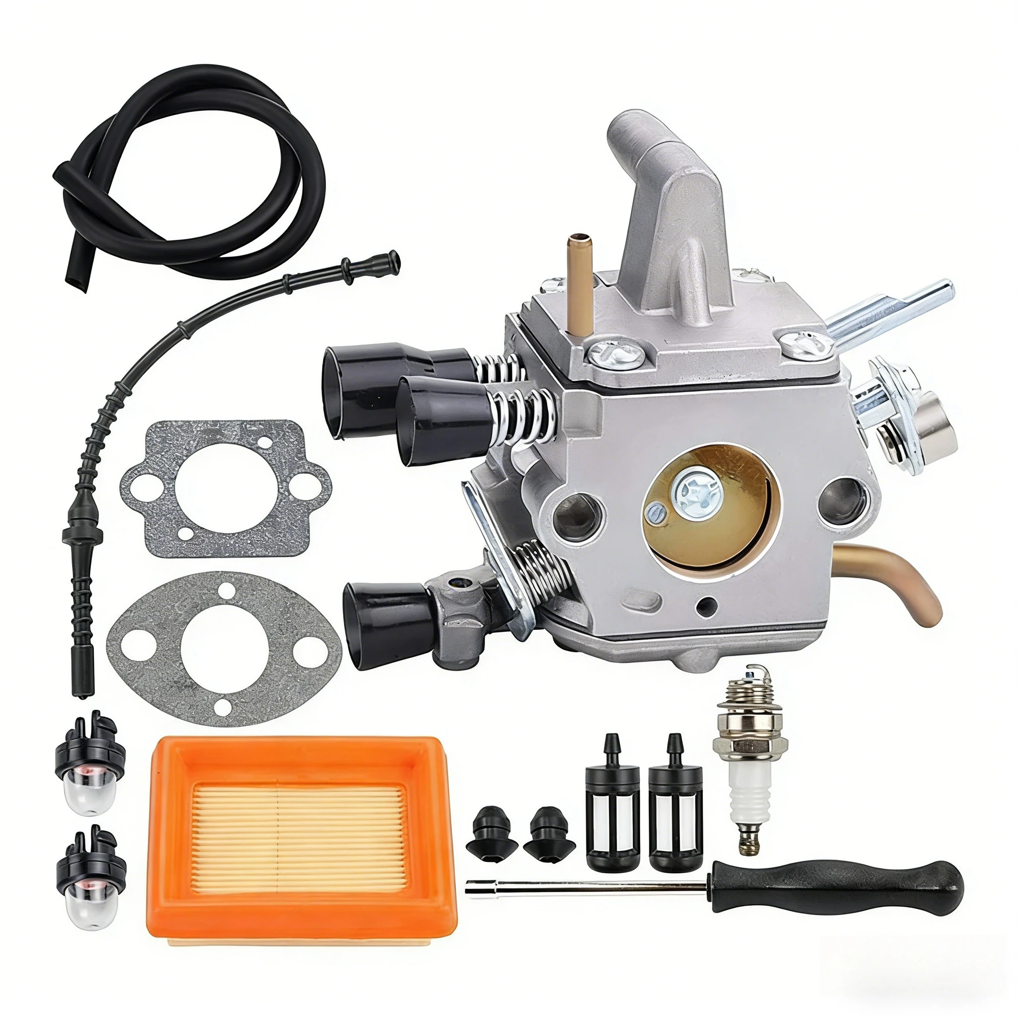 

Подходит для карбюраторов Stihl FS120, FS200, FS250, FS300, FS350, FR350, FR450, FR480.