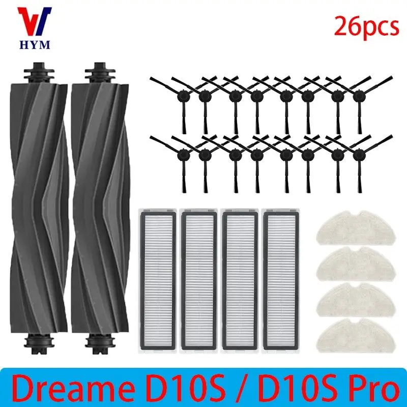 Voor Dreame D10s/D10s Pro Accessoires Robot Stofzuiger Belangrijkste Zijborstel Hepa Filter Mop Rag Vervanging onderdelen
