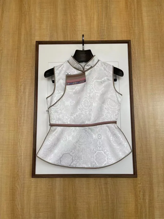 

Boutique Mongolian Clothing Women's Vest Handmade Waistcoat Casual Clothes