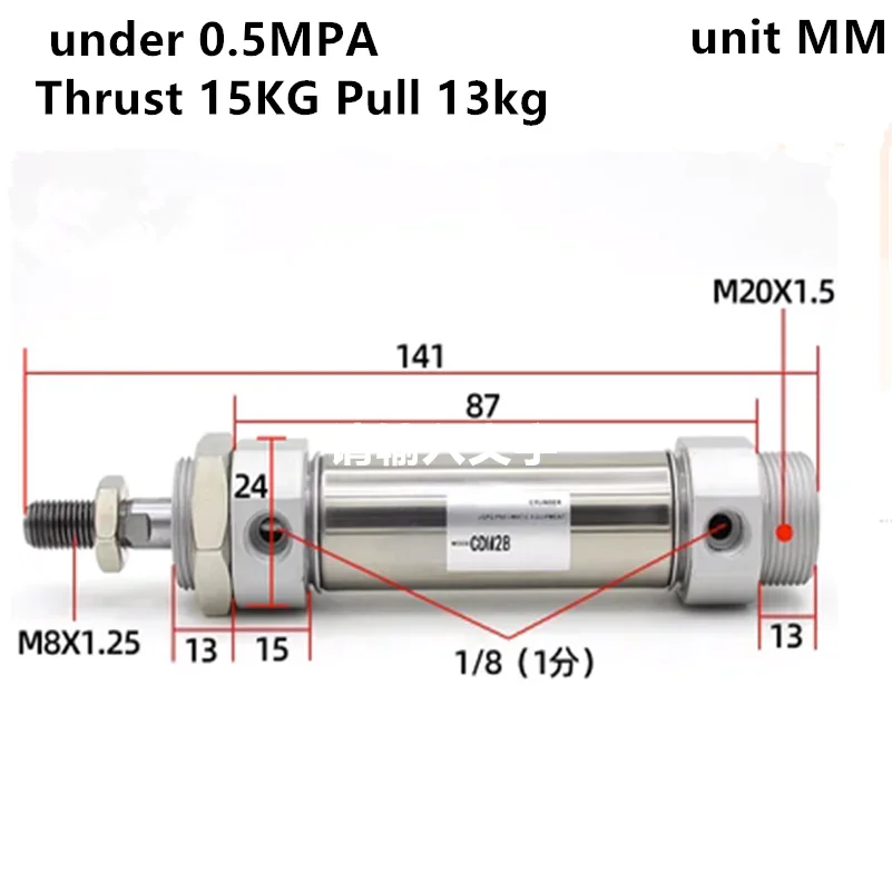 Edge Banding Machine Limit Positioning Cylinder 20 * 25mm Woodworking Tools And Accessories