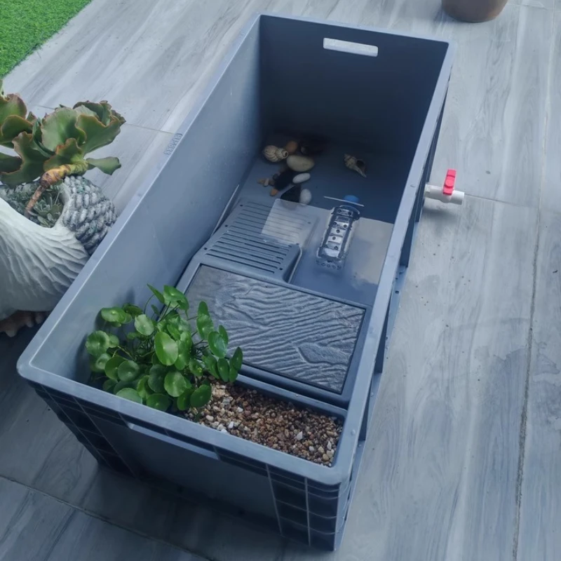 Schildkrötenpanzer, große Erde, Schildkröten-Terrarium, Aquarien, Wasserschildkröten, Wachstumsbox, Haushalt, Kunststoff, seitliche Reihe, Reptilien-Terrarien