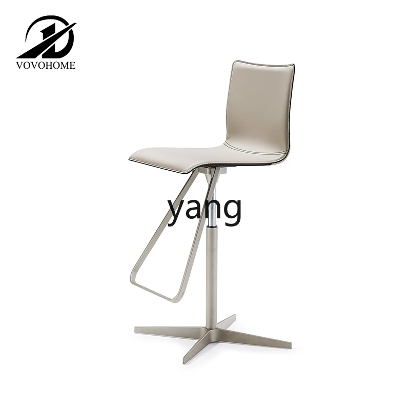 LTTSimple Leisure Bar Light Luxury Bar Chair Home High Stool Spinning Lift Bar Front Desk Chair Island