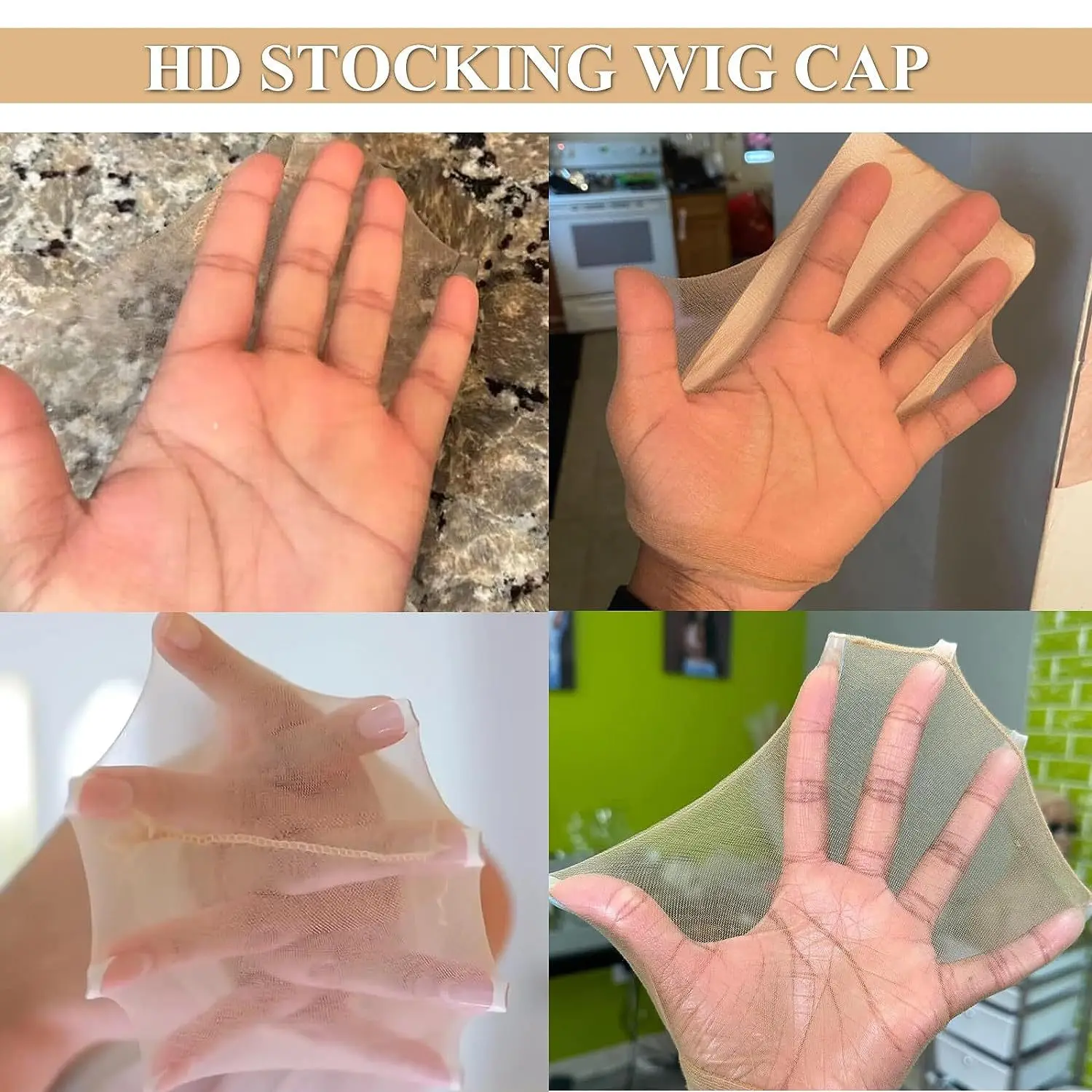 Topi wig HD topi jaring rambut ultratipis tenun jaring rambut 10 buah/5 pak perlengkapan pembuatan wig topi jala untuk Aksesori pemasangan wig