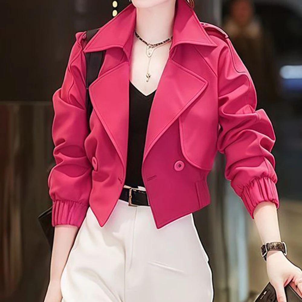 2025 early autumn new women's  design short jacket autumn unique chic top super beautiful  casaco feminino