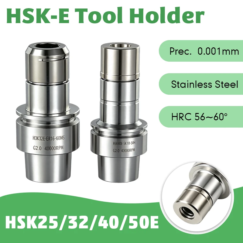 Porte-outil SYS HSK25E HSK32E HSK40E HSK50E HSK50A ER11 ER16 ER20 ER25 SK10 SK16 en acier inoxydable antirouille, porte-outil HSK ER SK