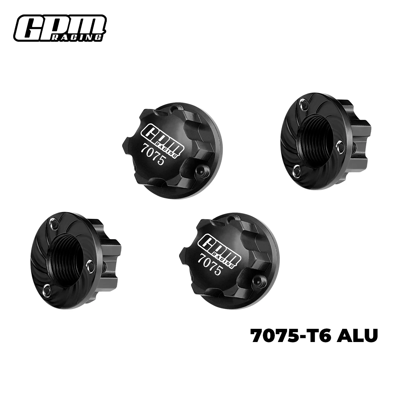 GPM 7075 ล็อคล้อ (17 มม.) สำหรับ ARRMA Kraton Outcast Talion Typhon Mojave Felony ARA7617V2T1/T2