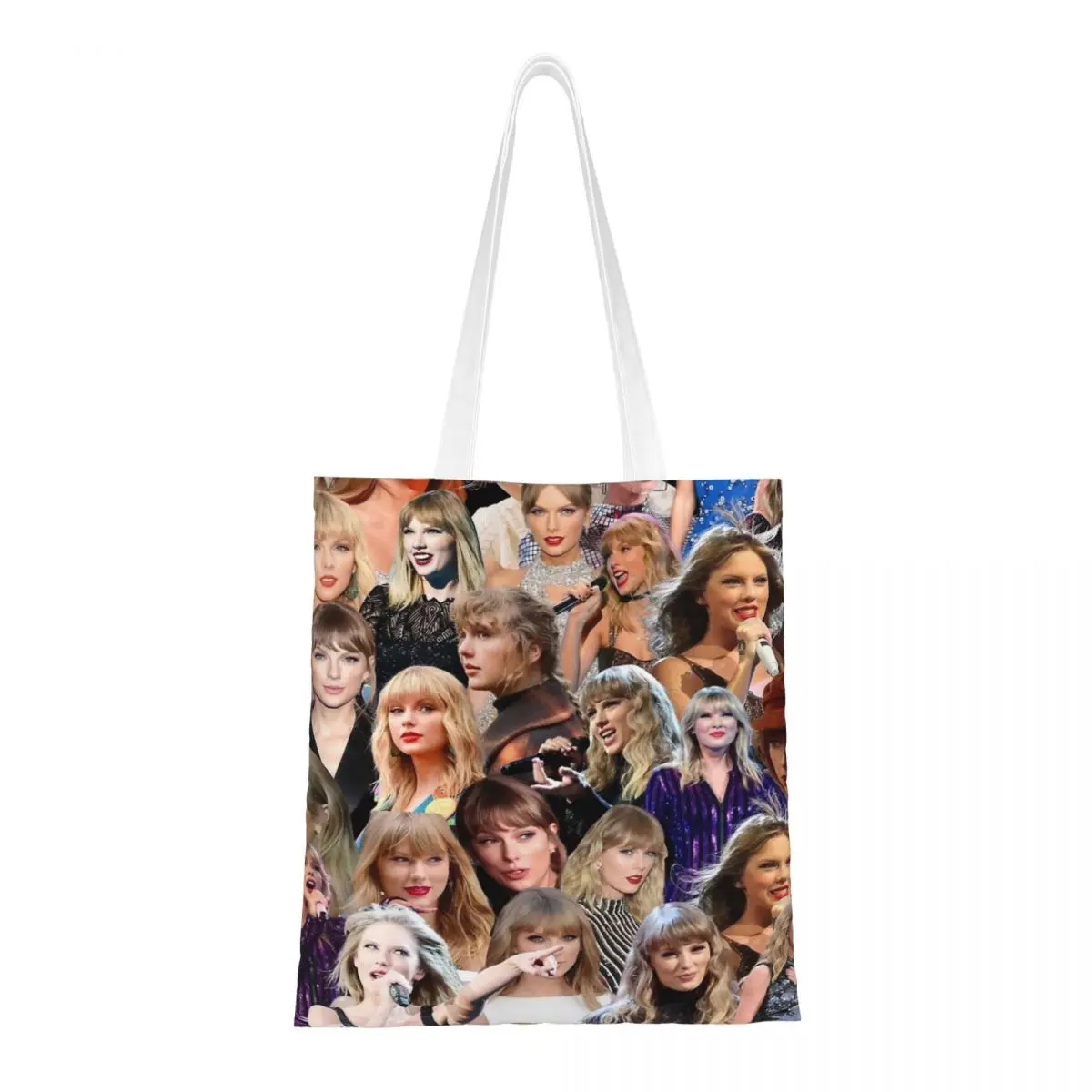 Bolsas de mano de Collage de fotos Swifties Unisex, bolsa de compras de gran capacidad para bolsos de Estudiante