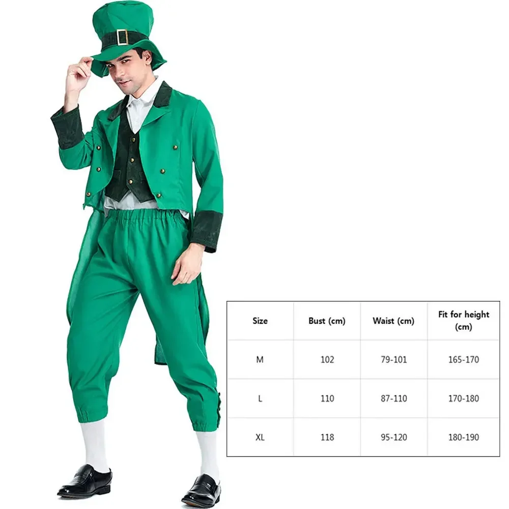 Ireland Irish St. Patricks Day Elf Cosplay For Adult Child Fancy Dress