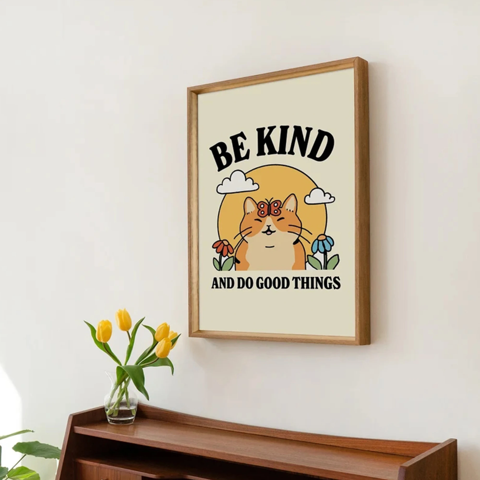 Moderne Kat Illustratie, Aanda - Home Decor Cat recensie en prijs