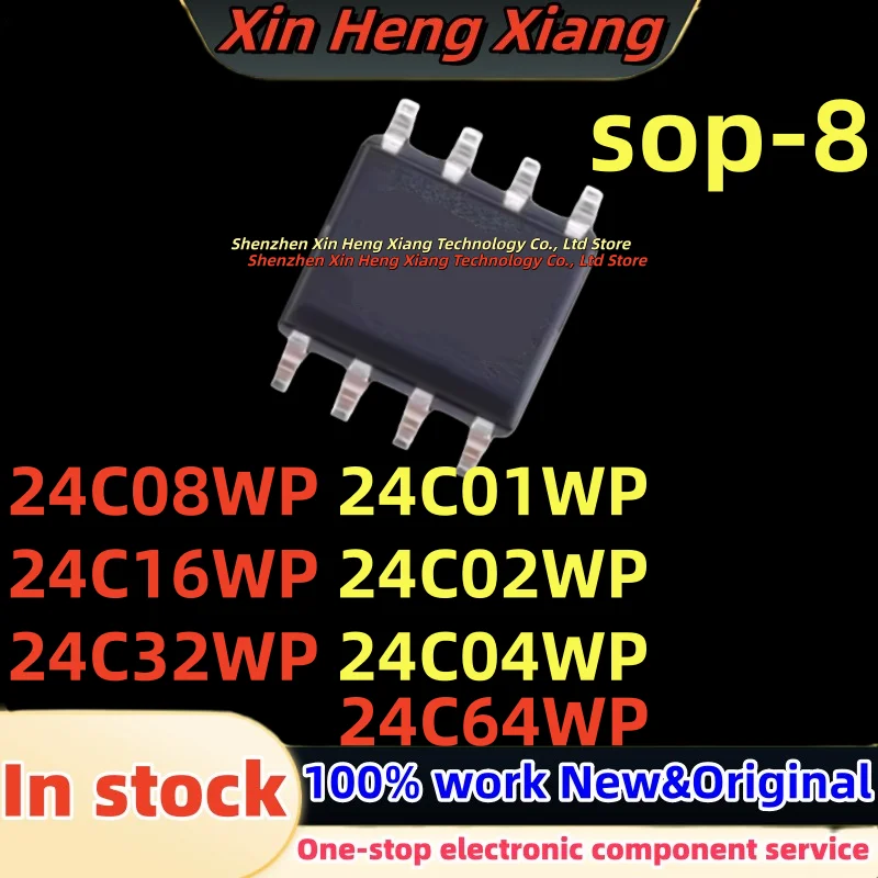 (10pcs)100%New 24C04WP 24C08WP 24C16WP 24C01WP 24C02WP 24C32WP 24C64WP M24C01 M24C02 M24C04 M24C08 M24C16 M24C32 M24C64 -WMN6TP