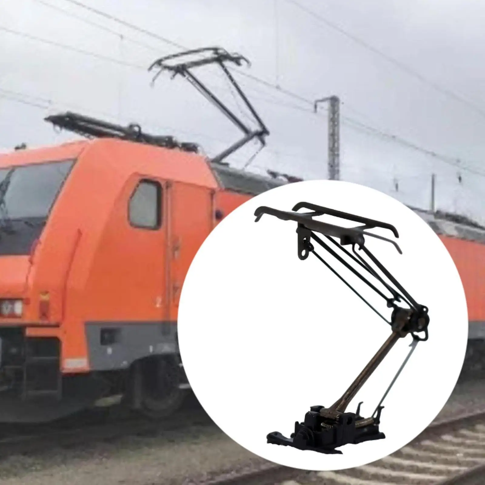 

1/87 Arm Pantographs Bow Part for Train Model DIY Sturdy Supplies HO Scale