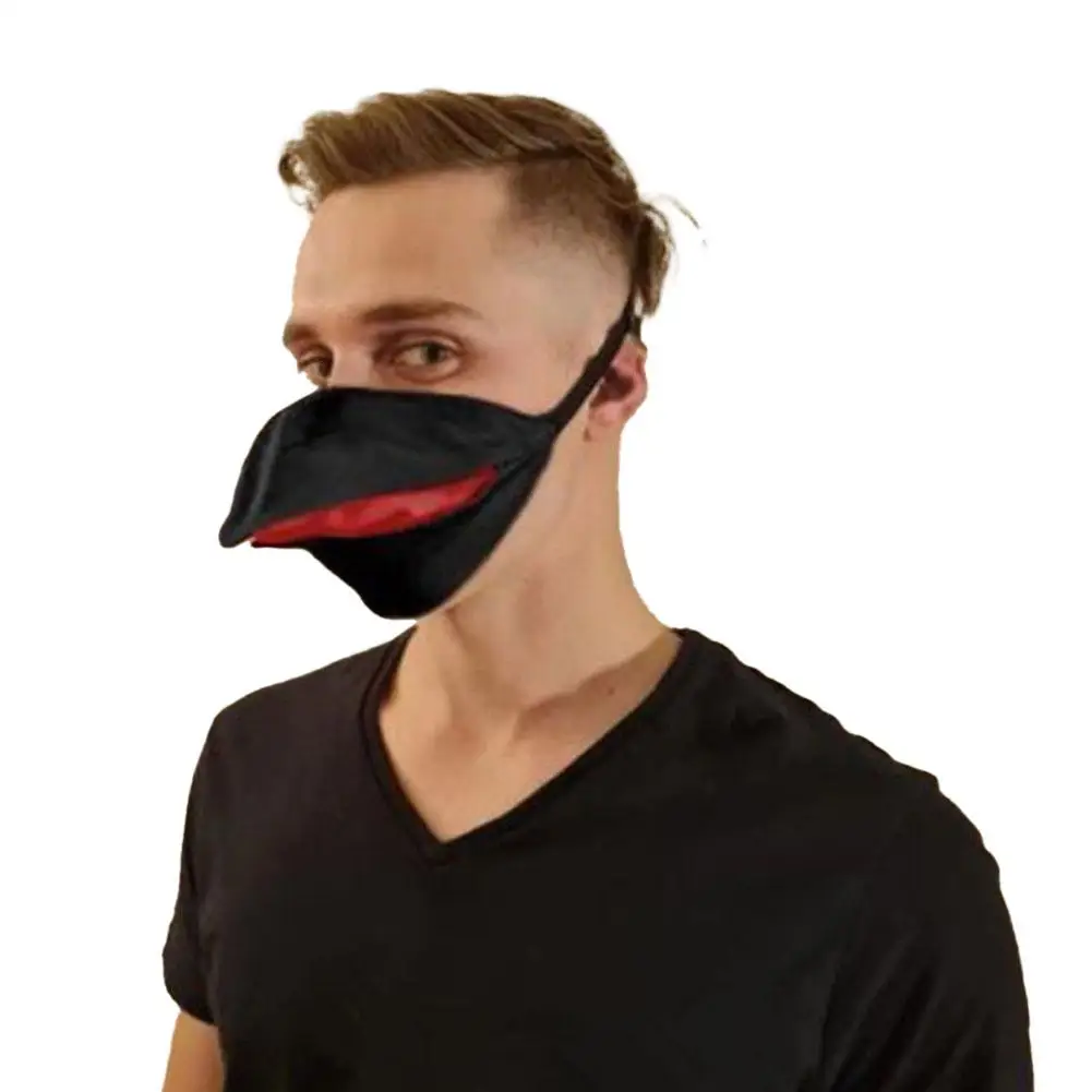 

Cotton Duck Bill Face Mask & Yellow Frame Glasses - Breathable Funny Party Set, Halloween Costume,gift