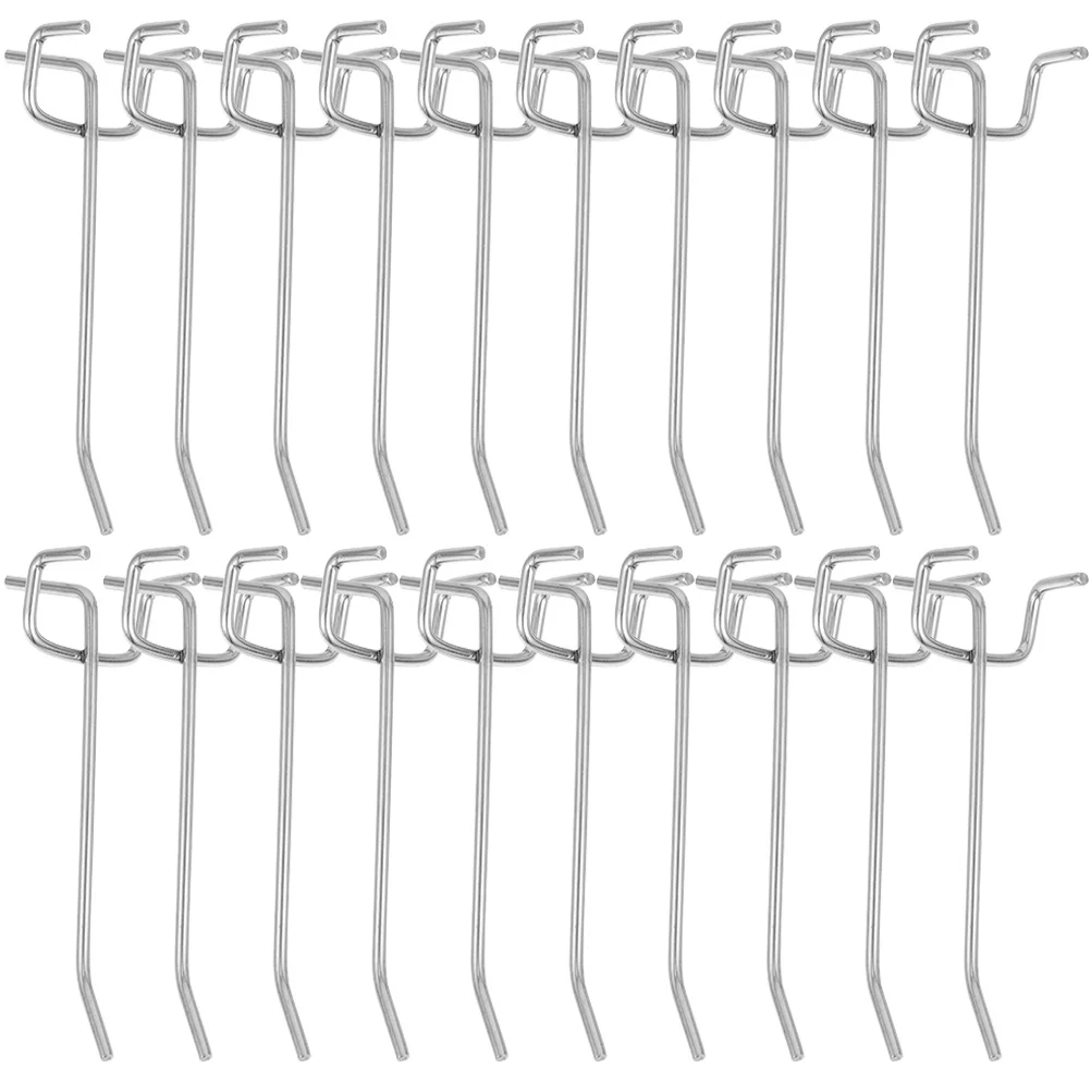 20 Pcs Wall Organizing Utility Hooks Pegboard Nail Accessories Heavy for Shop Home