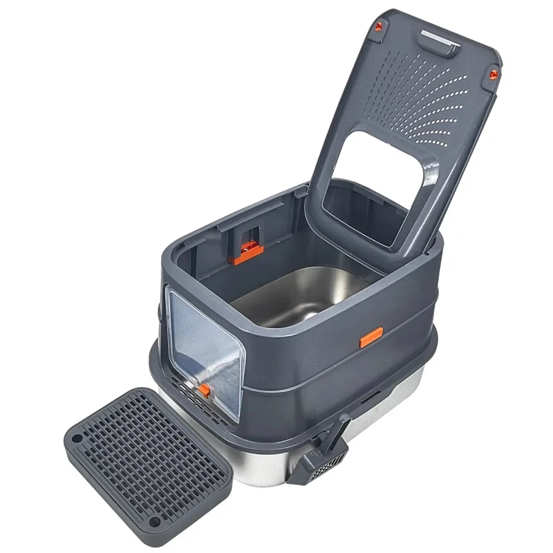 

Large Closed Cat Litter Box Non Stick and Splash Proof Toilet