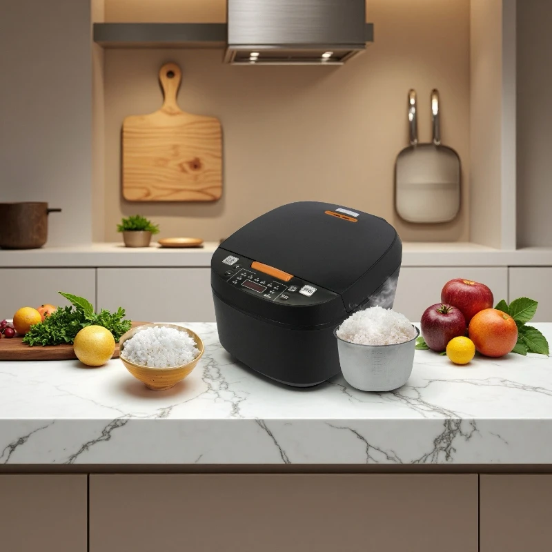 

Многофункциональная умная рисоварка, приготовление пищи в одно касание и сохраняет тепло, компактная электрическая кастрюля емкостью 5 л со съемной крышкой для небольшой семьи