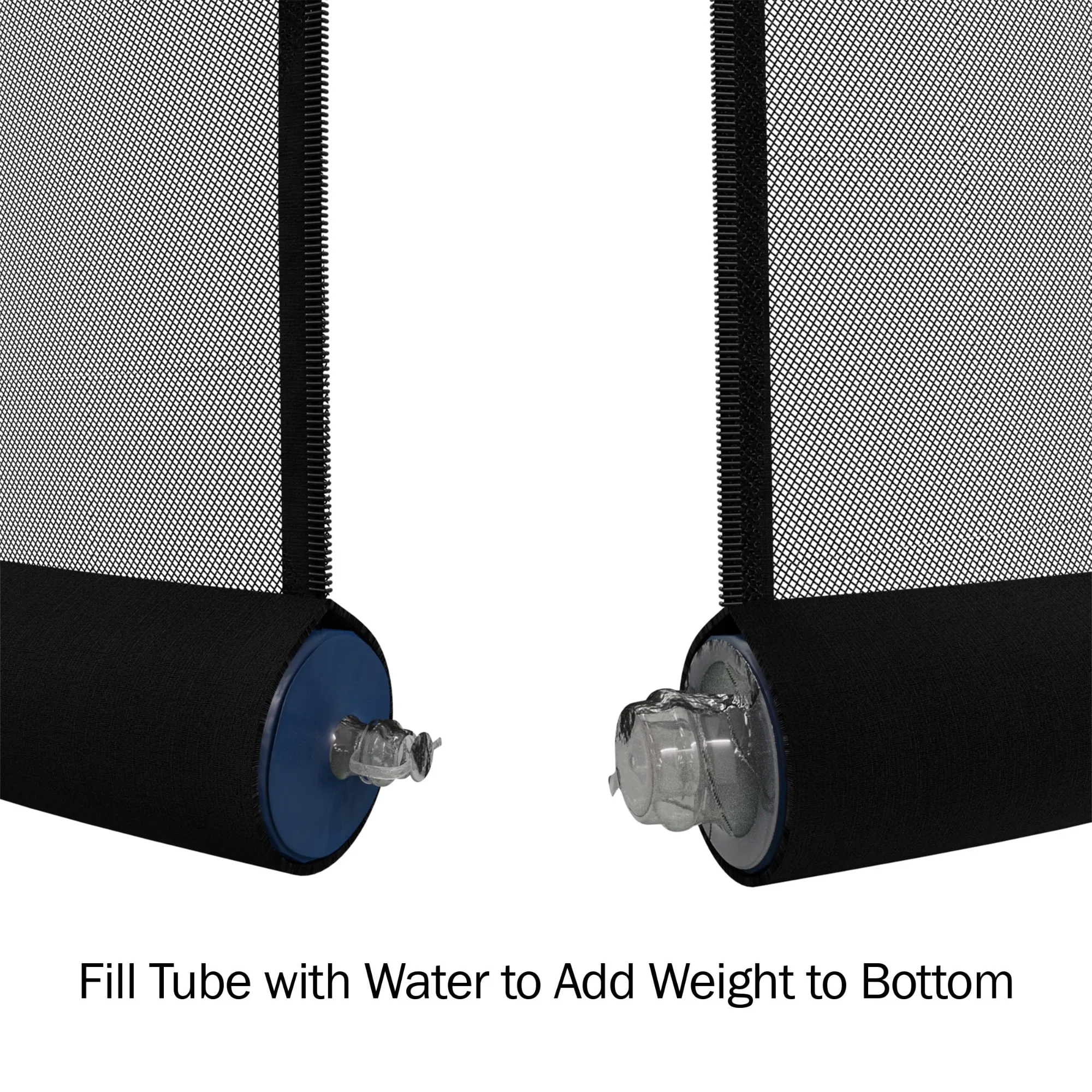 ناموسية لمظلات الفناء بطول 7.5 أقدام مع قاعدة مرجحة