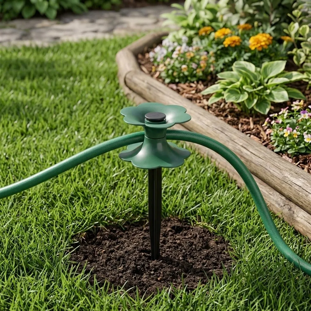 25*9cm Hose Spike Stand Holder Sturdy Garden Hose Guide Stakes Plant Protection Lawn Hose Management Kit Neat Hose Placement