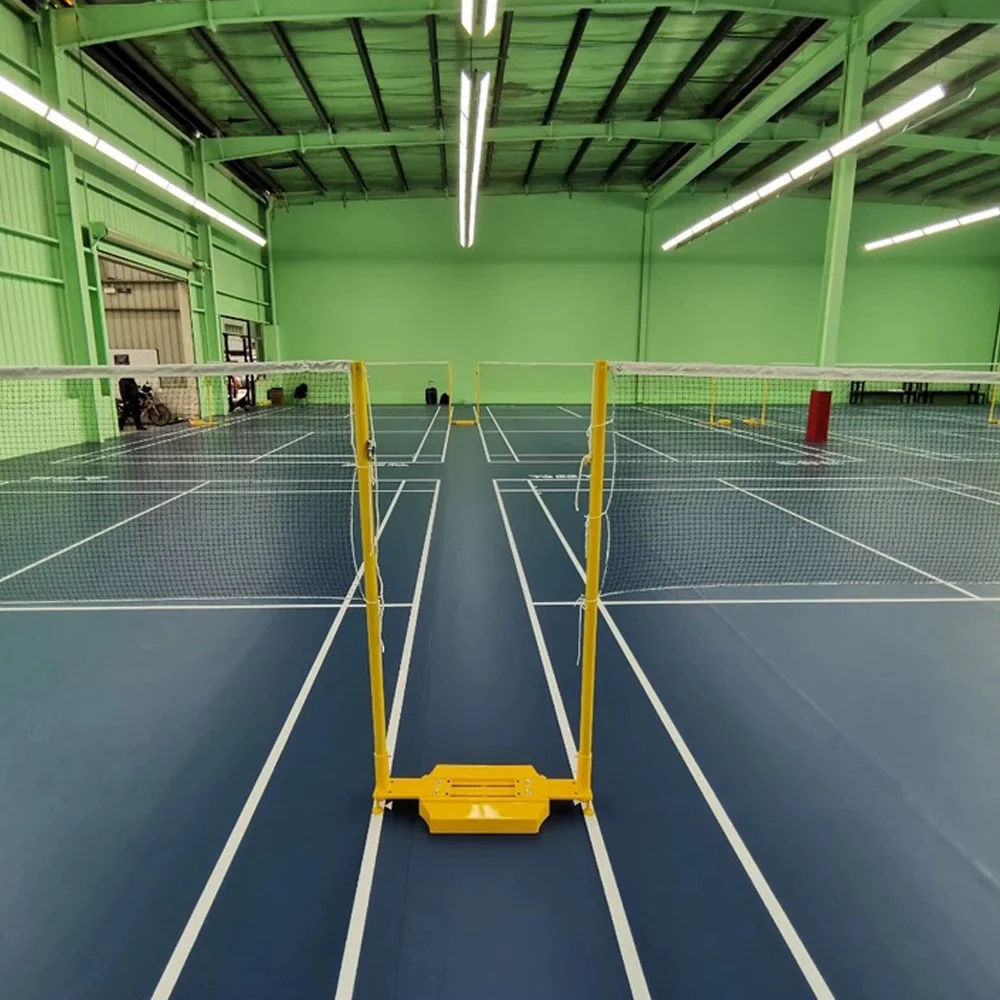 Beable High-quality 5.0 mm Thickness PVC Badminton Professional Court Mat Competition Venues With Inner Game Lines