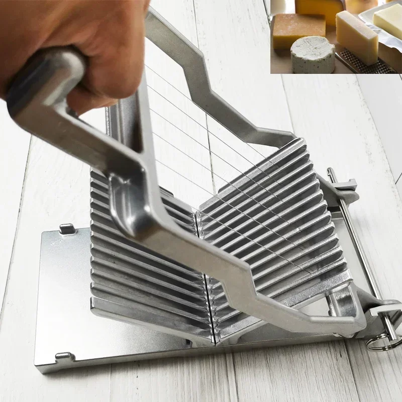 Stainless Steel Cheese Slicer Cutting Wire Butter Cutter Board Kitchen Tools cheese cloth