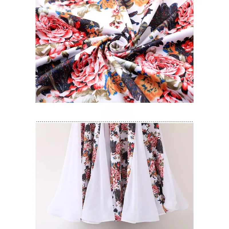 Maßgeschneidertes bedrucktes modernes Tanzkleid, nationales Standard-Social-Waltz-Tanzkleid, Drag-Queen-Kostüme