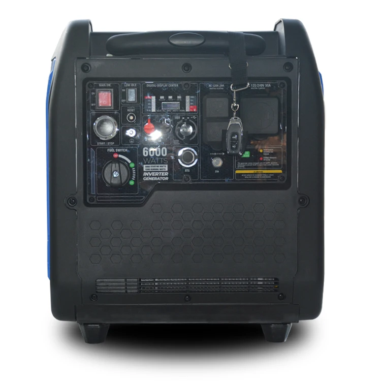 Générateur Double tension essence 5kva, Super silencieux, 120V/240V, pour Camping et usage domestique, vente en gros unique