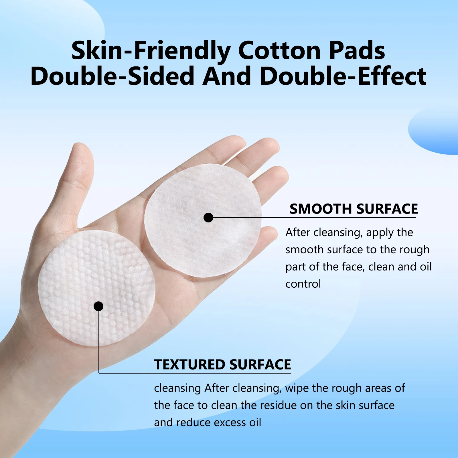 50 Uds. Almohadillas exfoliantes de ácido glicólico AHA cuidado Facial para renovación de la piel brillo y eliminación de espinillas mejorar el tono de la piel