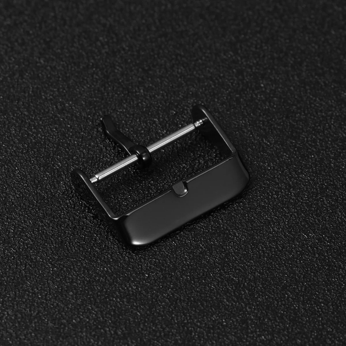 

5Pcs Stainless Steel Watchband Buckle Premium Clasp for Silicone Electronic Straps 24mm Black Watchband Clasp