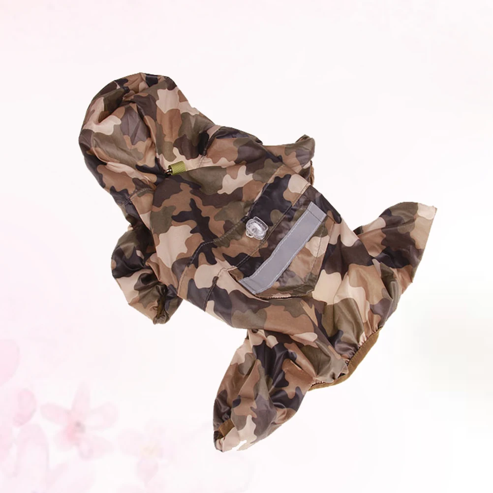 

Pet Dog Raincoat Lightweight Waterproof Hoodie for Small Dogs Fashion Unique Style Keeps Dry Comfortable Wet Weather Doggy Suit
