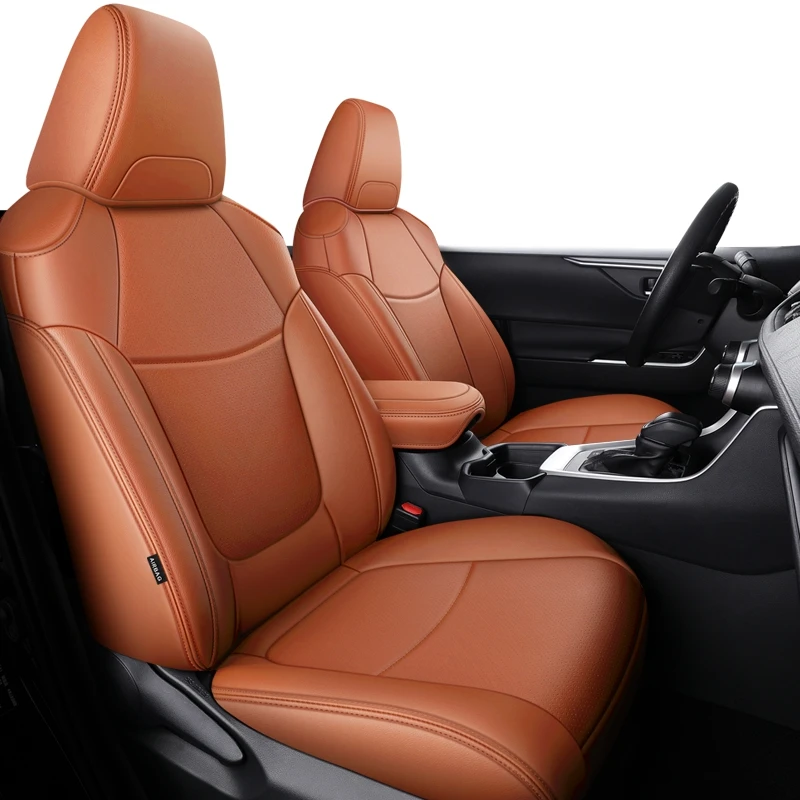 

Автомобильные аксессуары на заказ, чехлы на сиденья, полный комплект, специально для Toyota RAV4 Corolla Hetchback CHR Camry Highlander Prado BZ3 BZ4