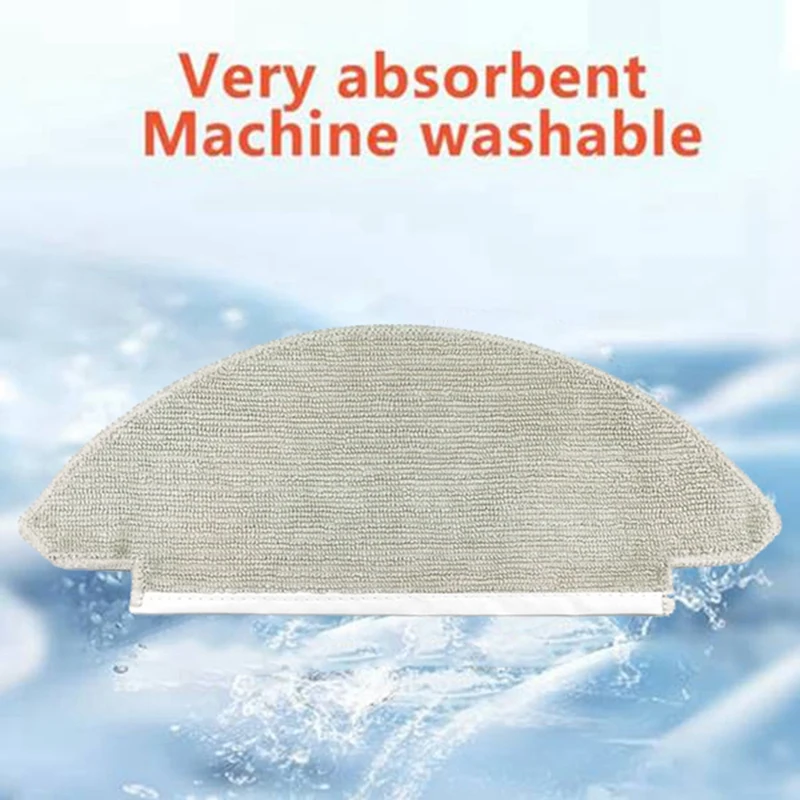 12PCS Washable Mop Cloth For VIOMI Alpha 2 Pro Robot Vacuum Cleaner Replacement Accessories Mop Pads Rags