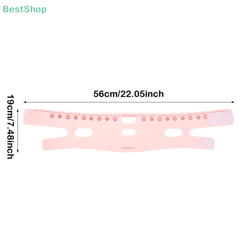 💕 Banda de correa antiarrugas para levantamiento facial en forma de V, vendaje adelgazante para mejillas y barbilla, correa antironquidos para respirar la boca