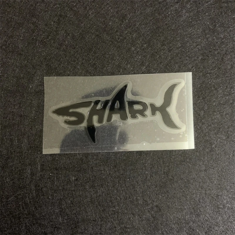 2Pcs Shark Reflective Vinyl Stickers, Waterproof Scratch Resistant Decals, Modified Decor for Car Electric Motorcycle Body view 4