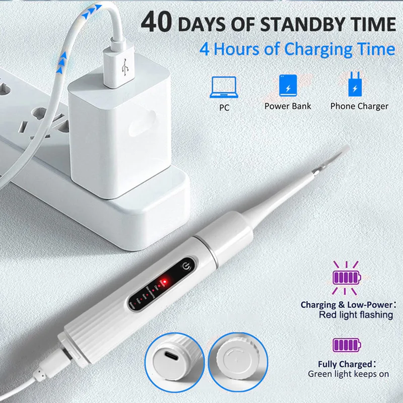 Cepillo de dientes eléctrico recargable, instrumento de blanqueamiento, resistente al agua, USB, Sónico, dispositivo de carga rápida