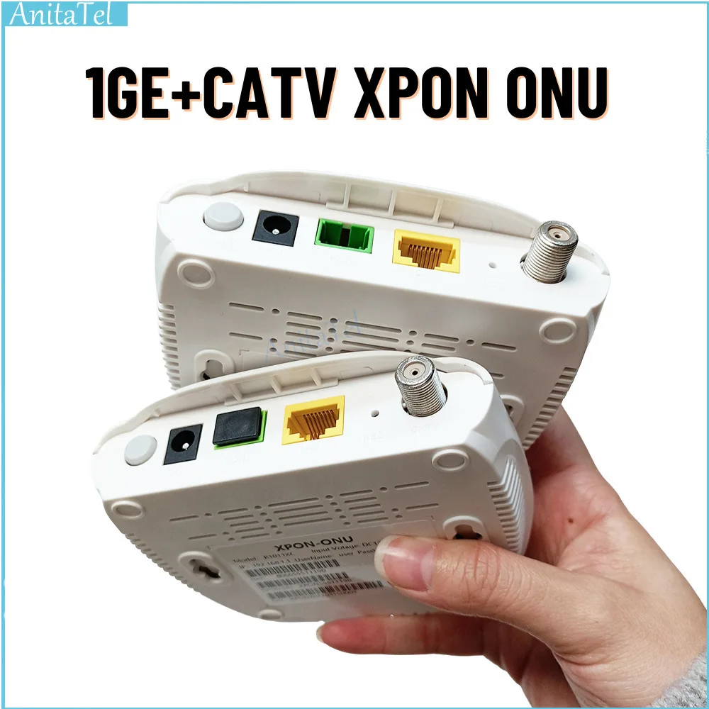 XPON+CATV ONU Equipment Ftth Fiber Transmission To Rf Modem Support Multiple Modes CATV Optical Receiver